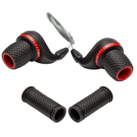 Kit Câmbio Paco Grip Shift 21 Velocidades Preto