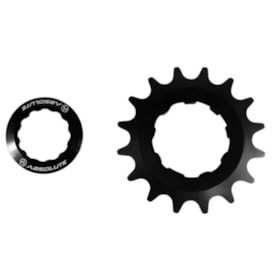 Kit Cog 16 Dentes Absolute Preto Com Espaçador