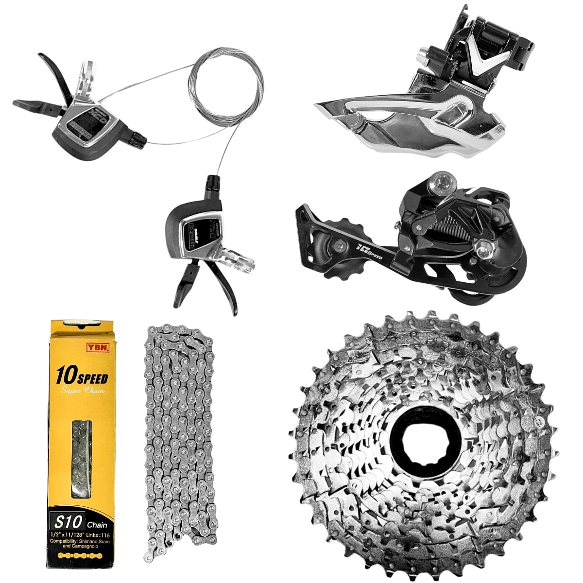 Kit Relação Microshift Adventx 10 Velocidades
