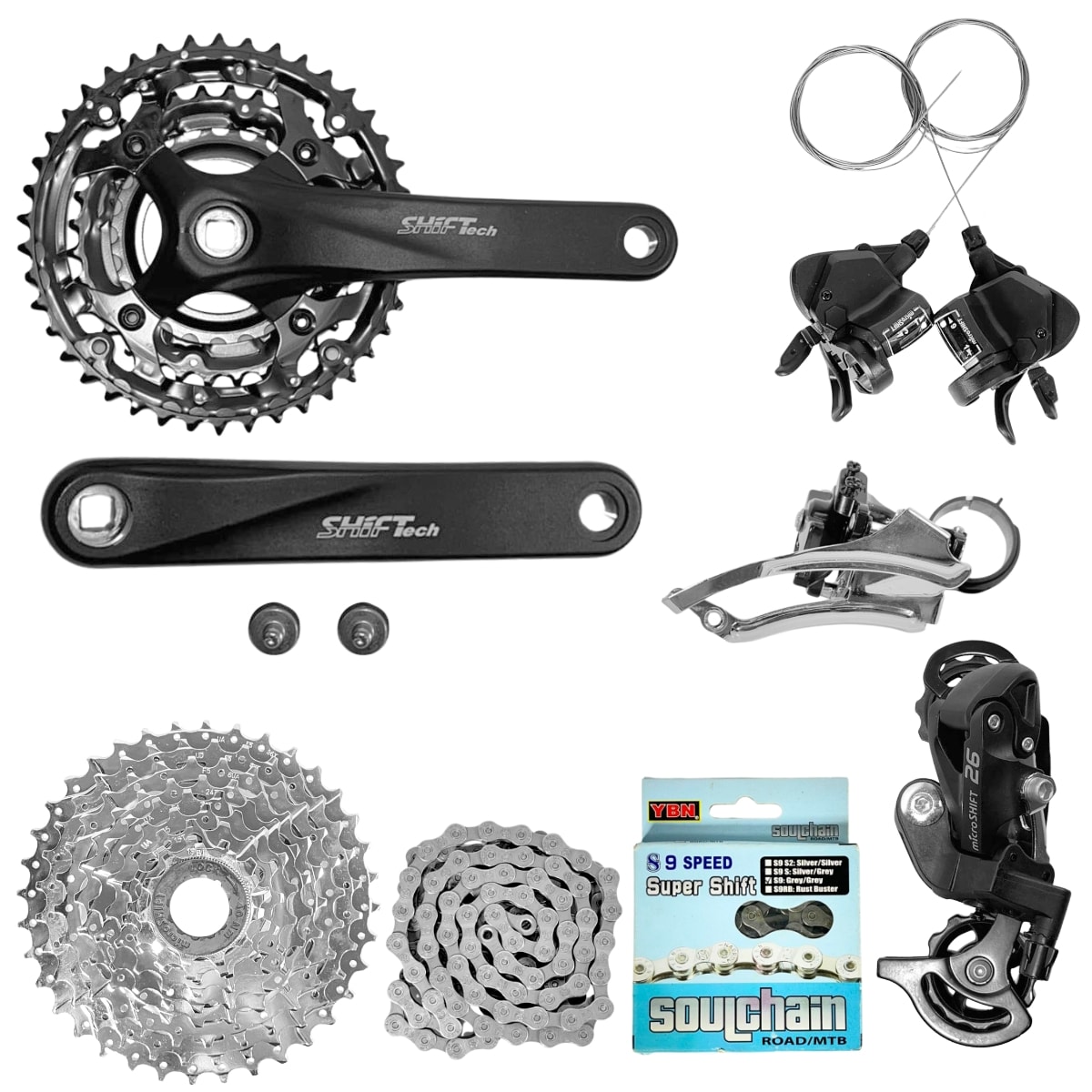 Kit Relação Microshift Adventx 10 Velocidades