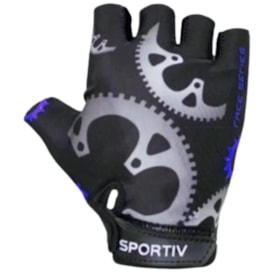 Luva Ciclista Sportiv 334 Meio Dedo