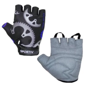 Luva Ciclista Sportiv 334 Meio Dedo