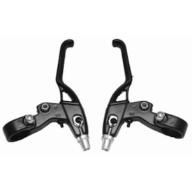 Maçaneta Freio Alumínio Inviktus Preto 3D