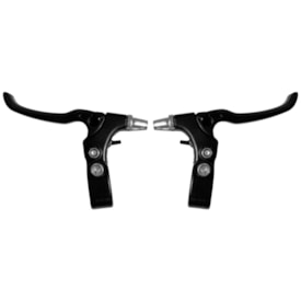 Maçaneta Freio Alumínio Kook Preto 2 Dedos