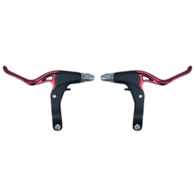 Maçaneta Freio Alumínio Promax Preto Vermelho