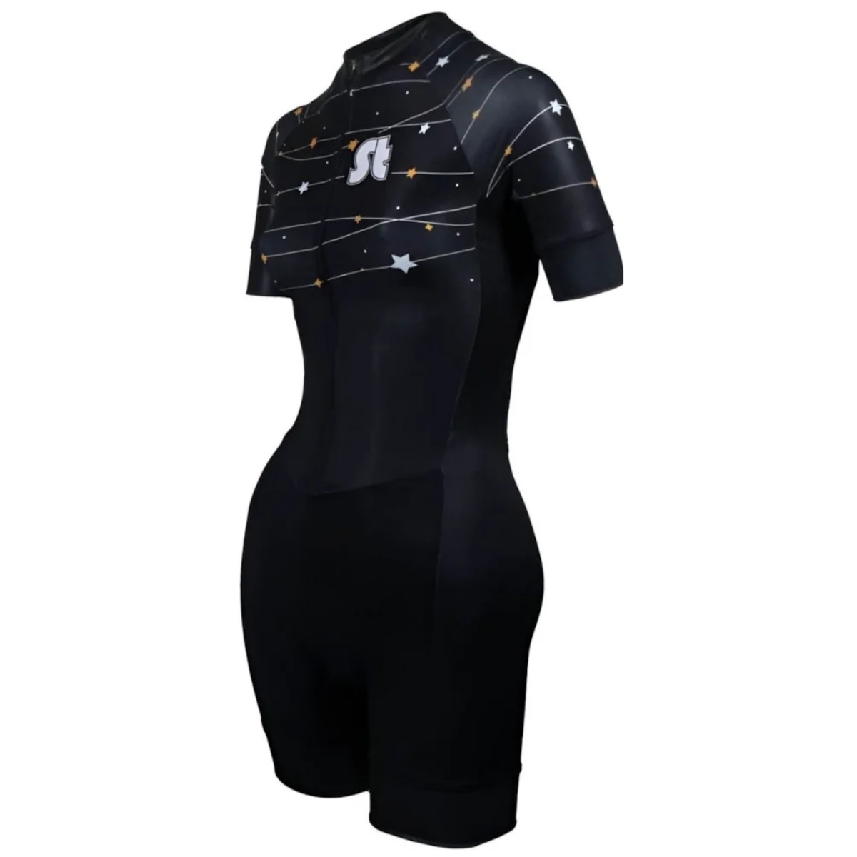 Macaquinho Feminino Stroll Estrela Preto