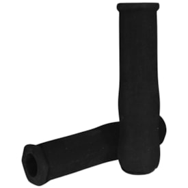 Manopla Bike Absolute Preto NBR2 Borracha 130mm