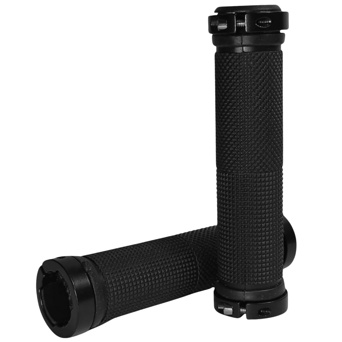 Manopla Bike Com Trava Grip Lock GTS Preto Borracha 130mm