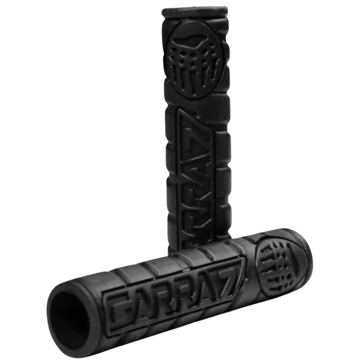 Manopla Bike Garra7 Duck Relevo Preto Borracha 125mm