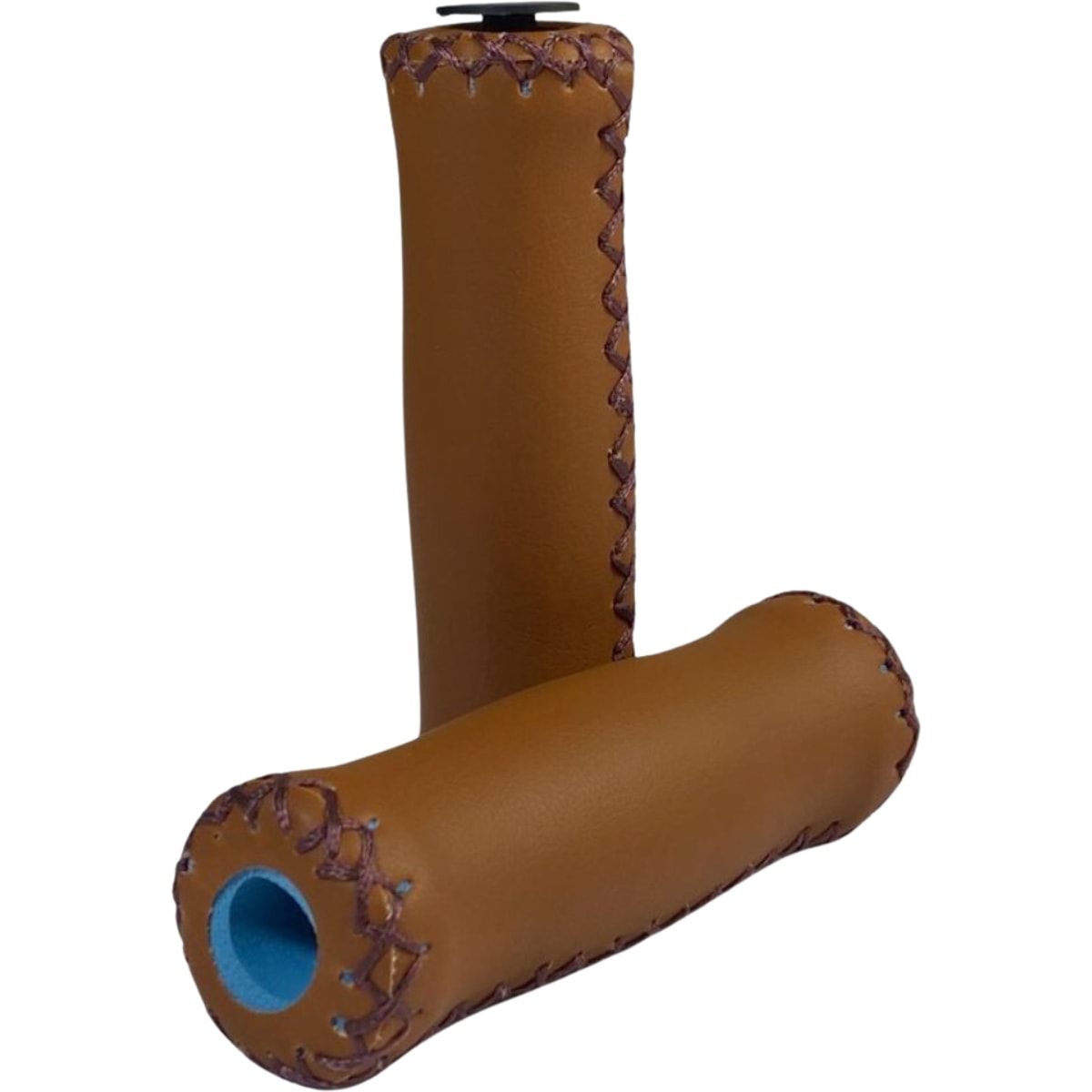 Manopla Bike GTS Sew Marrom Borracha 120mm