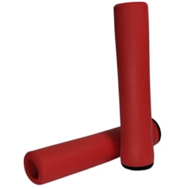 Manopla Bike Kapa Vermelho Silicone 127mm