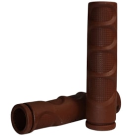 Manopla Bike Wester Marrom Gel 125mm