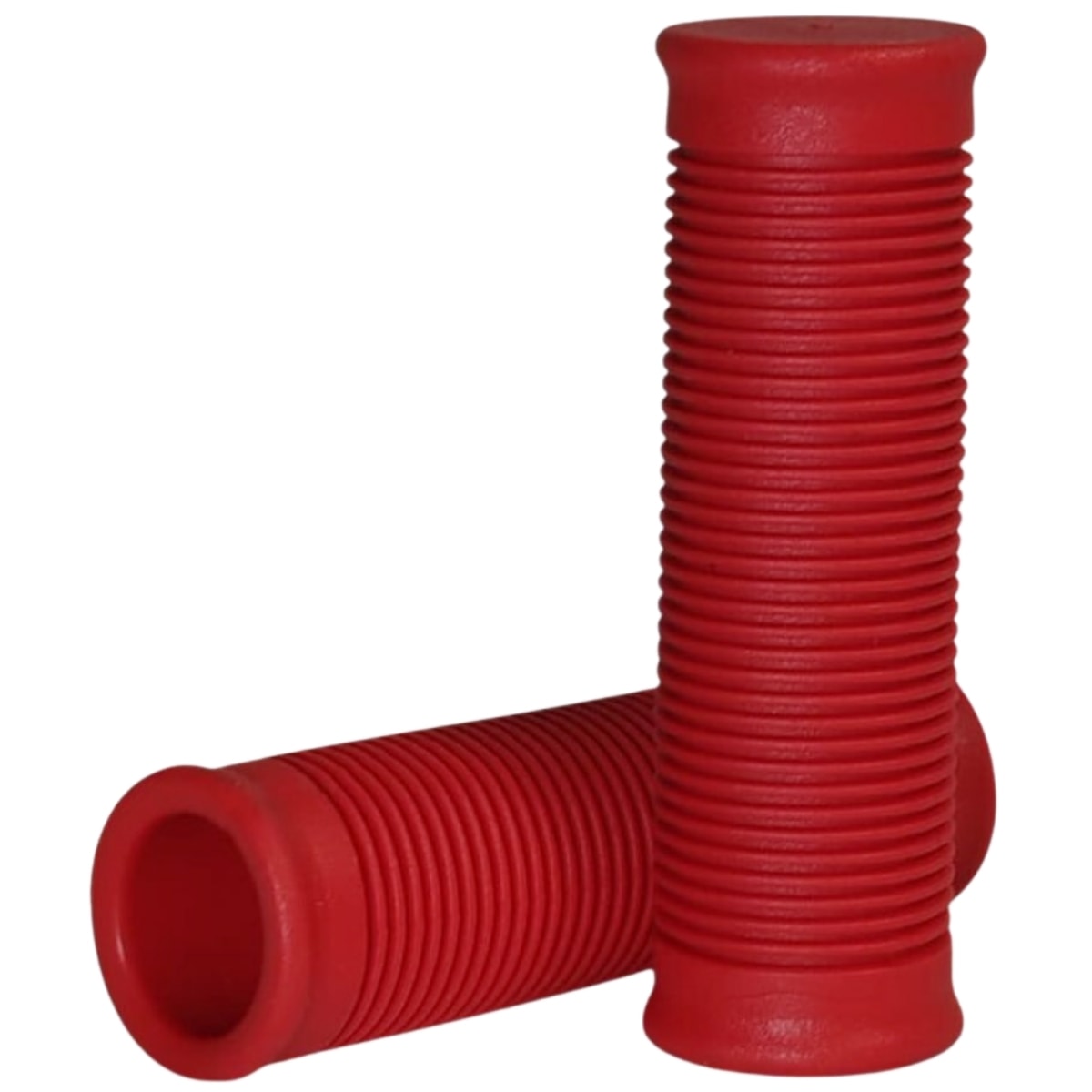 Manopla Bike Wester Mirim 3/4 Vermelho Borracha 85mm ( 2 Pares )