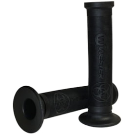Manopla Bike Wester pro BMX Preto Borracha 135mm