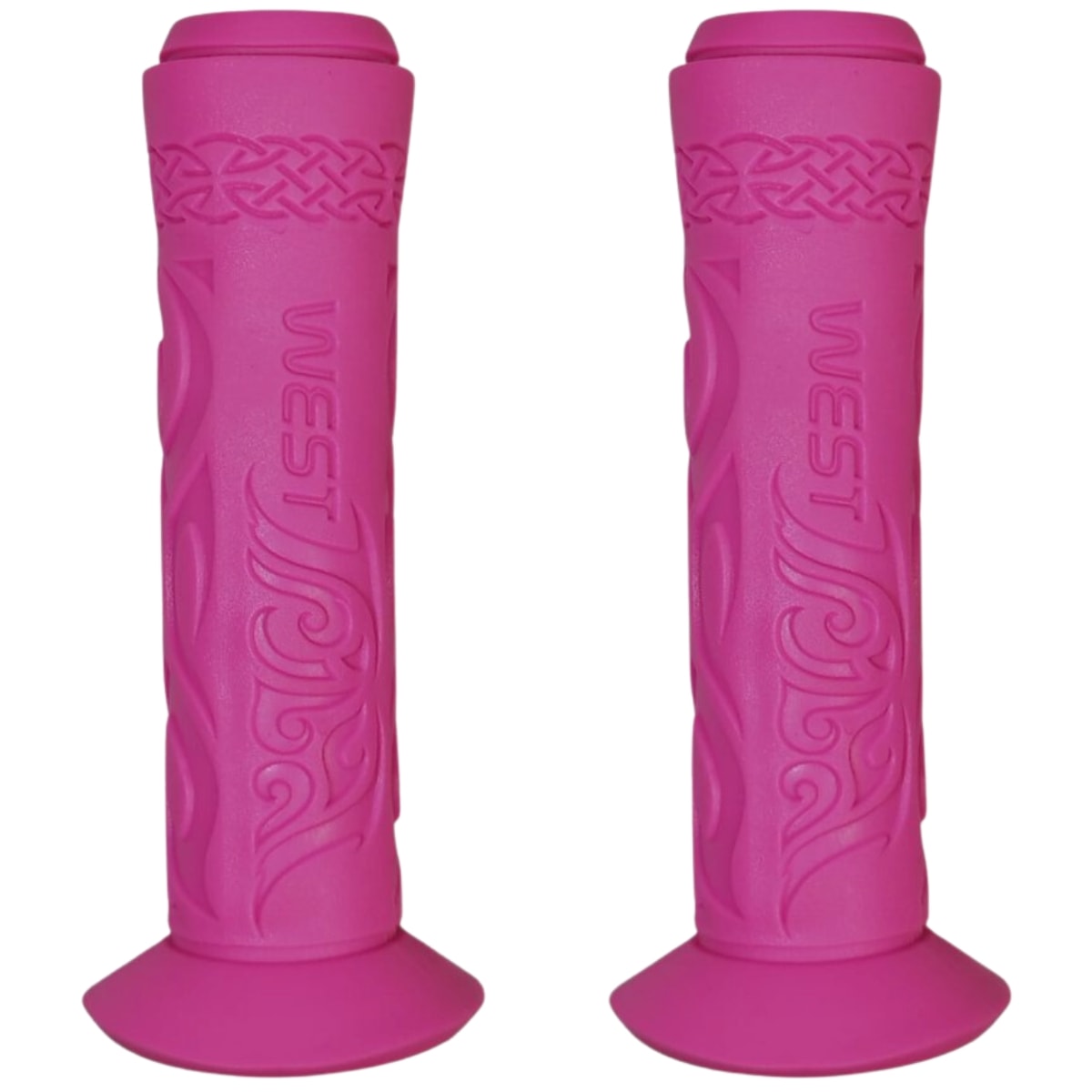 Manopla Bike Wester Tribal Borracha 130mm