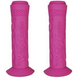 Manopla Bike Wester Tribal Borracha 130mm