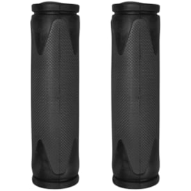 Manopla Bike Xplore TPE Preto e Cinza Borracha 110mm