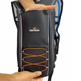 Mochila Hidratação Garra7 2L Couro Ecológico Com Bolsos