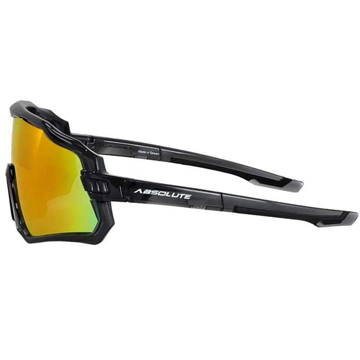 Oculos Ciclismo Absolute Wild Cinza Lente Vermelha UV400