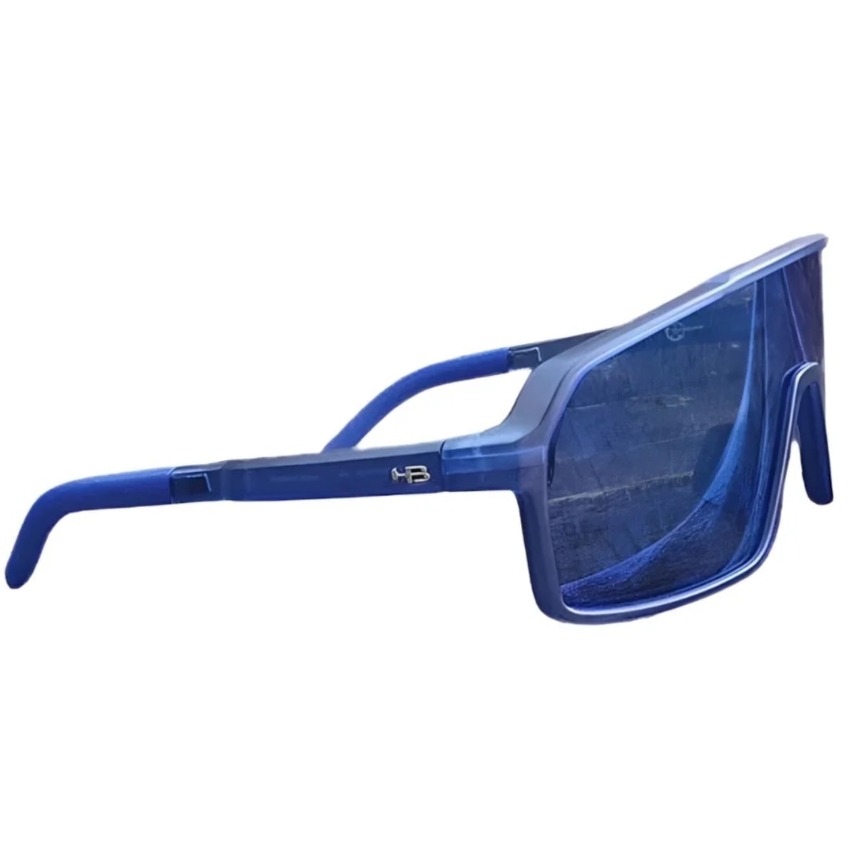 Oculos Ciclismo HB Grinder M Clear Blue Chrome