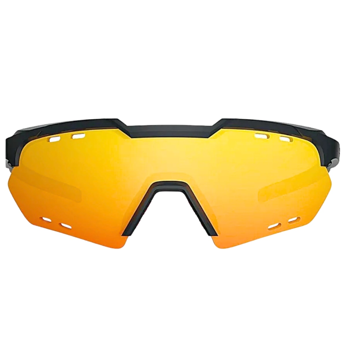 Oculos Ciclismo HB Shield Compac M Gloss Black Multi Red