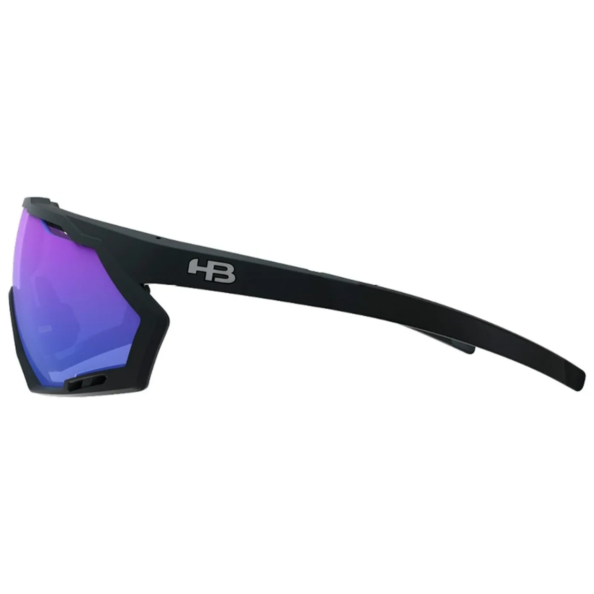 Oculos Ciclismo HB Spin Matte Black Blue Red Chrome