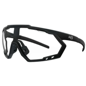 Oculos Ciclismo HB Spin Matte Black Gray Cristal