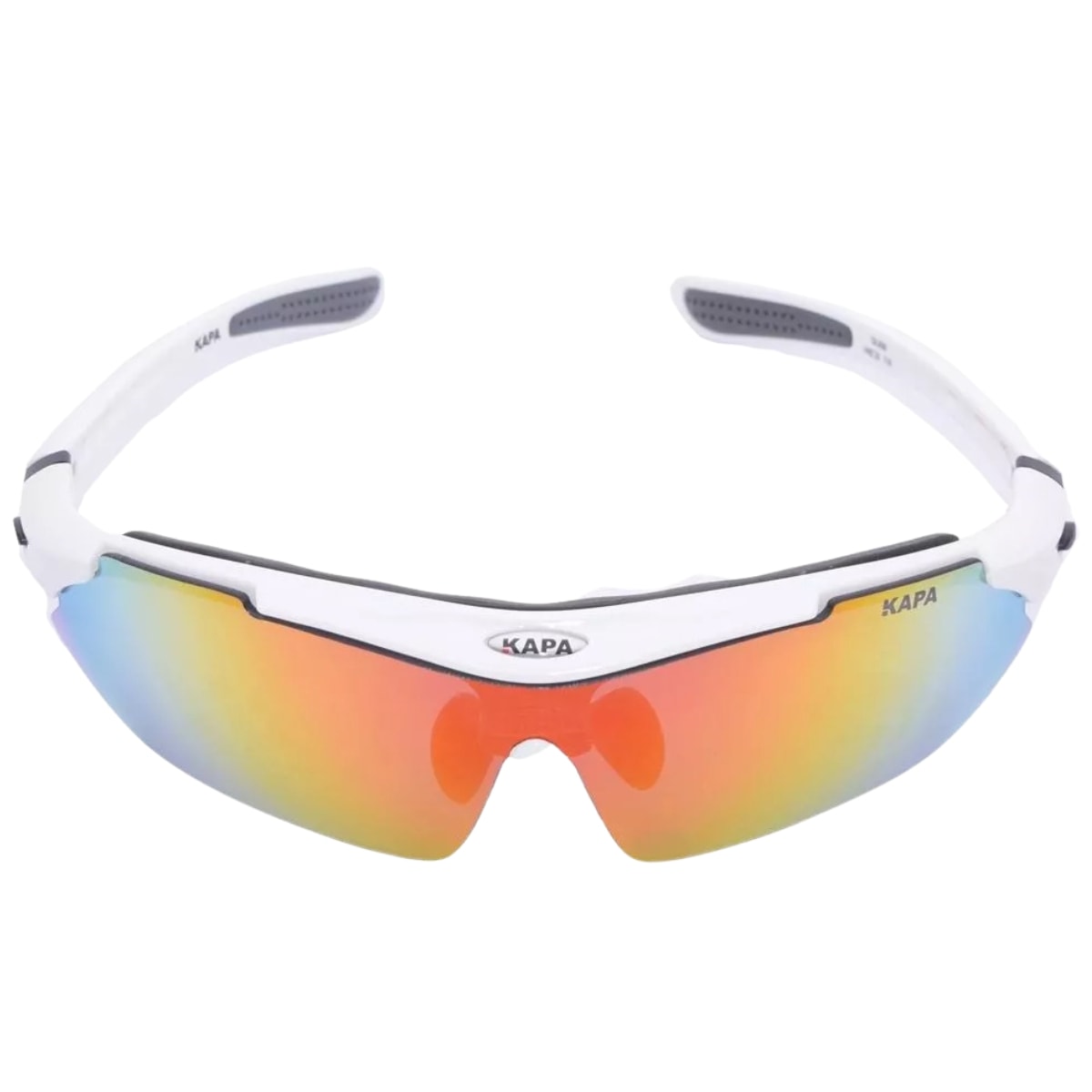 Oculos Ciclismo Kapa KP930 Branco 5 Lentes