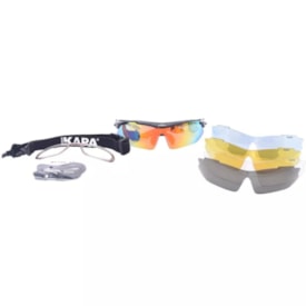 Oculos Ciclismo Kapa KP930 Preto 5 Lentes