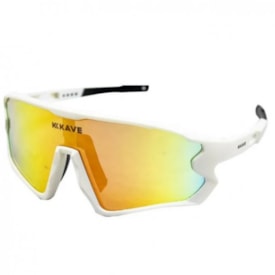 Oculos Ciclismo Kave Revo Branco 3 Lentes