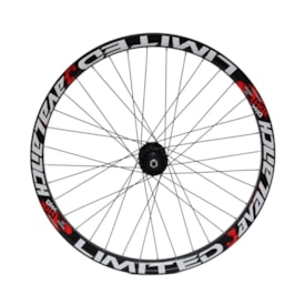 Par de Roda 26 Avalanch Cubo K7 Freio Disco 36 Furos Preto