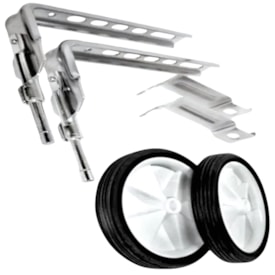 Par de Roda Lateral Importado Aro 20 Reforçado Regulável