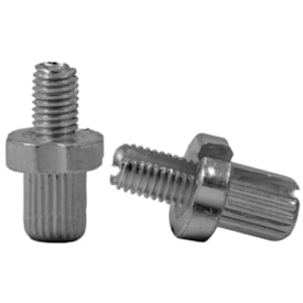 Parafuso Importado Regulagem Maçaneta Fino Alumínio ( 10 Unidades )