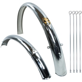 Paralama de Bicicleta BC Caixão Importado Cromado Com Haste