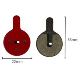 Pastilha Freio de Bicicleta G7 Vazado Semi Metálico Com Mola