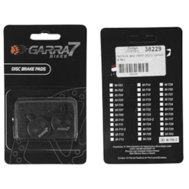 Pastilha Freio de Bicicleta Garra7 M-706-2 Semi Metálico