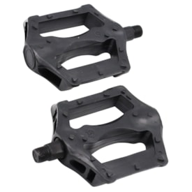 Pedal Bike City Plataforma Inglês 9/16 Nylon Preto