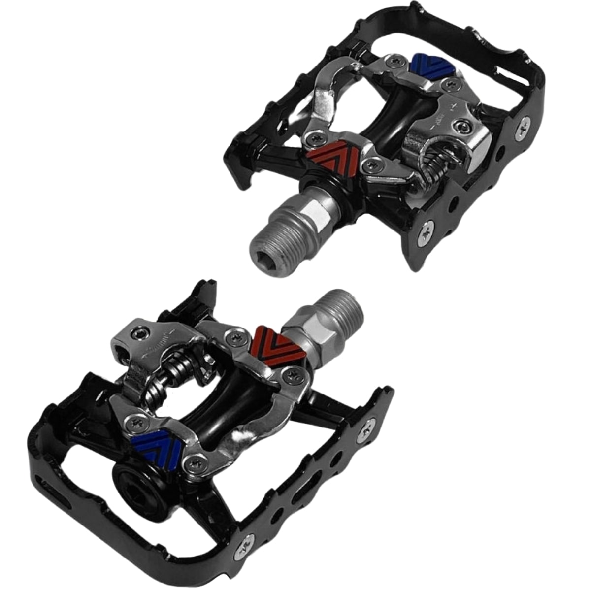 Pedal Bike Clip MTB Velobox Plataforma Inglês 9/16 Preto Alumínio