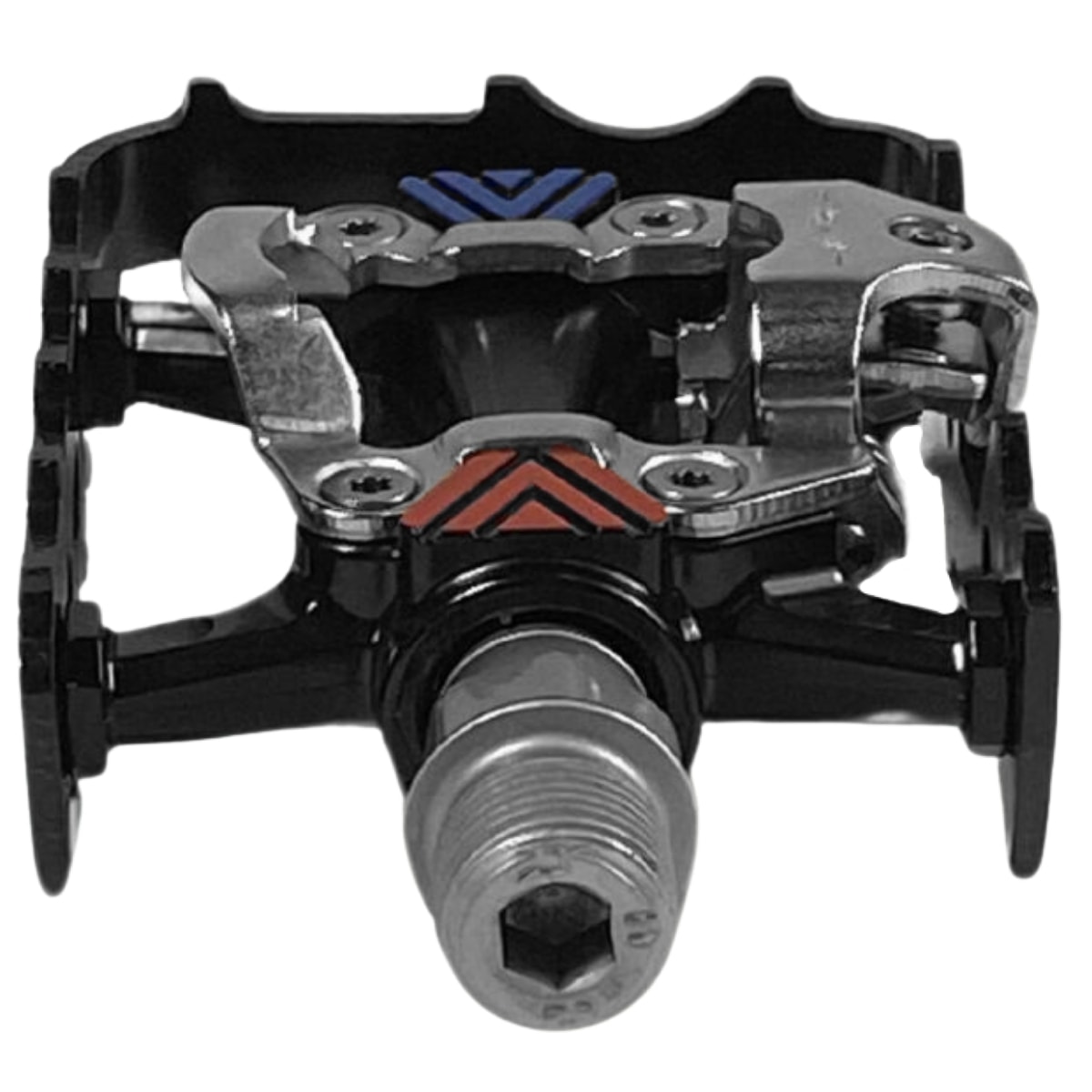 Pedal Bike Clip MTB Velobox Plataforma Inglês 9/16 Preto Alumínio