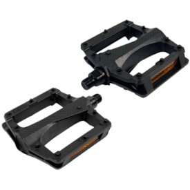 Pedal Bike Garra7 Plataforma Inglês 9/16 Nylon Preto