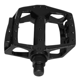Pedal Bike Importado Plataforma Inglês 9/16 Preto Alumínio