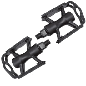 Pedal Bike Metalciclo MTB Inglês 9 /16 Nylon Preto