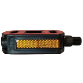 Pedal Bike Metalciclo Soft Inglês 9/16 Vermelho Nylon