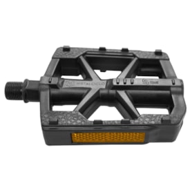 Pedal Bike Metalciclo Stone Plataforma Inglês 9/16 Preto Nylon