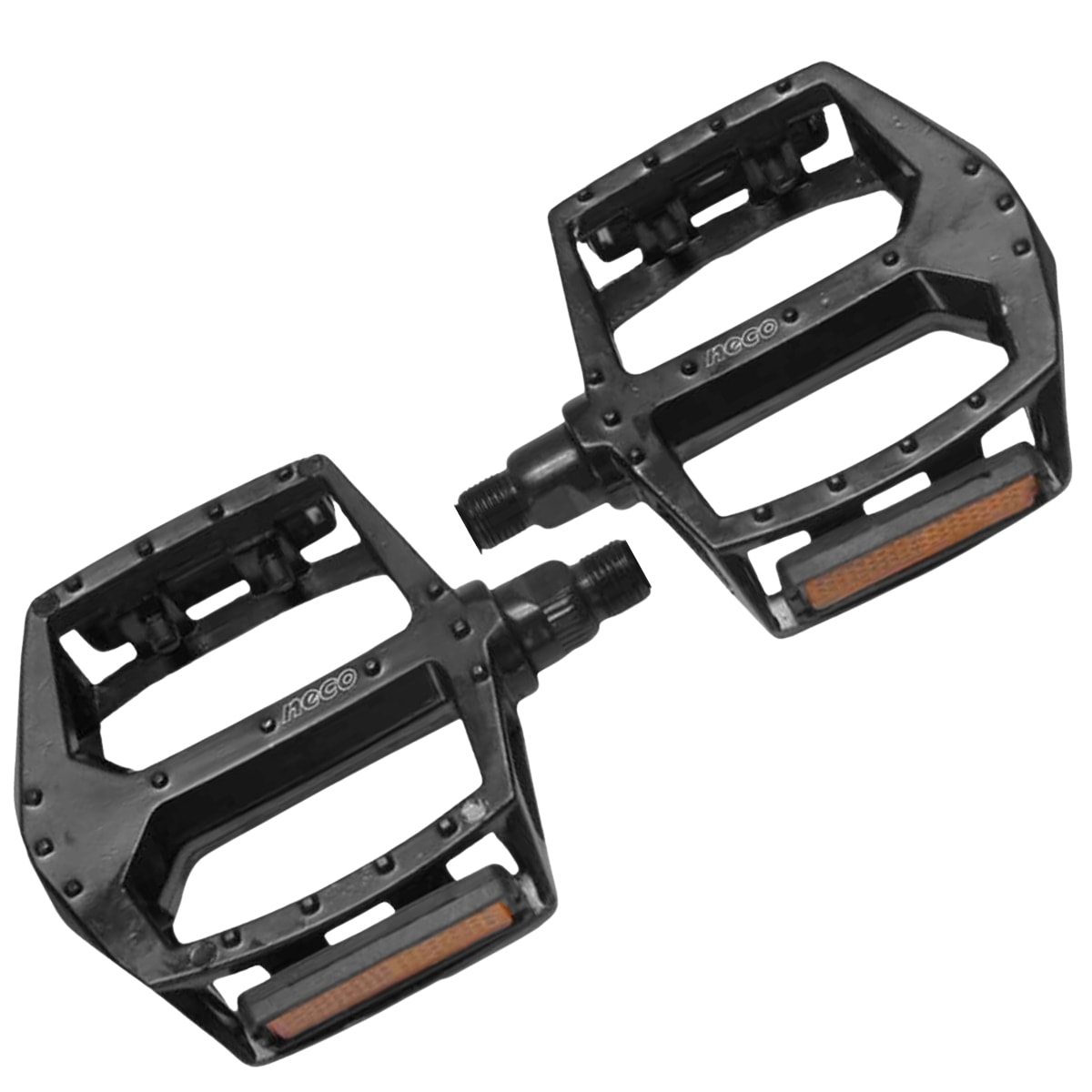 Pedal Bike Neco Plataforma Inglês 9/16 Preto Alumínio