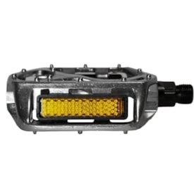 Pedal Bike Saiguan Plataforma Inglês 9/16 Prata Alumínio