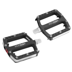 Pedal Bike Velobox Plataforma Torche Inglês 9/16 Preto Alumínio Com LED
