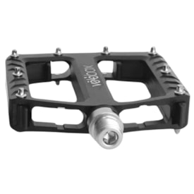 Pedal Bike Velobox Plataforma Torche Inglês 9/16 Preto Alumínio Com LED