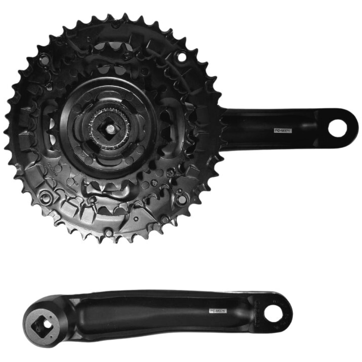 Pedivela Bicicleta Shimano Tourney FC TY301 170mm
