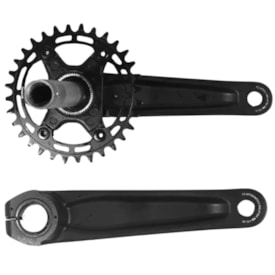 Pedivela Bicicleta Shimano Deore FC MT510 32D 175mm Com movimento Central